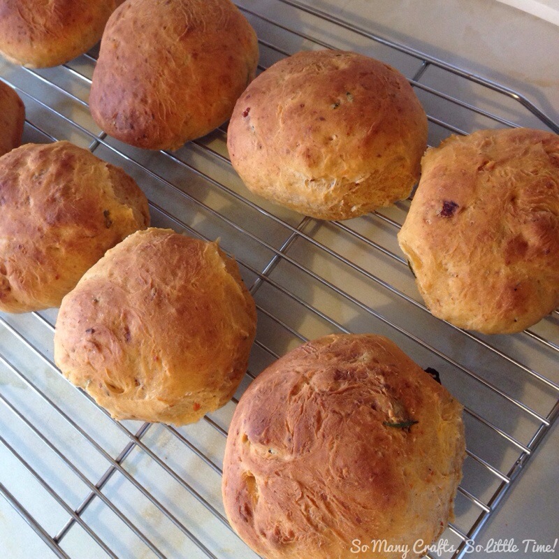 Sun dried tomato and parmesan bread Hello! Hooray!