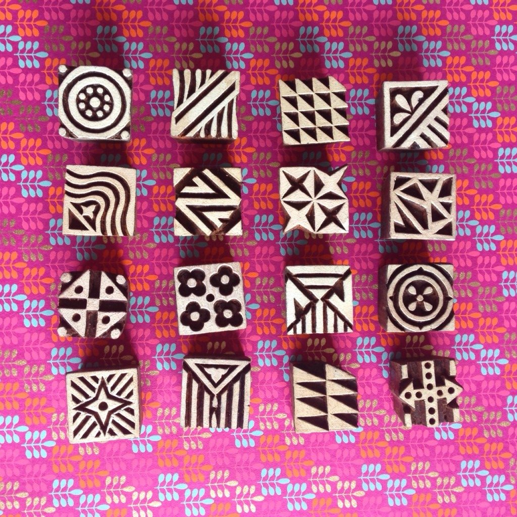 Colouricious stamps small square blocks | Hello! Hooray!