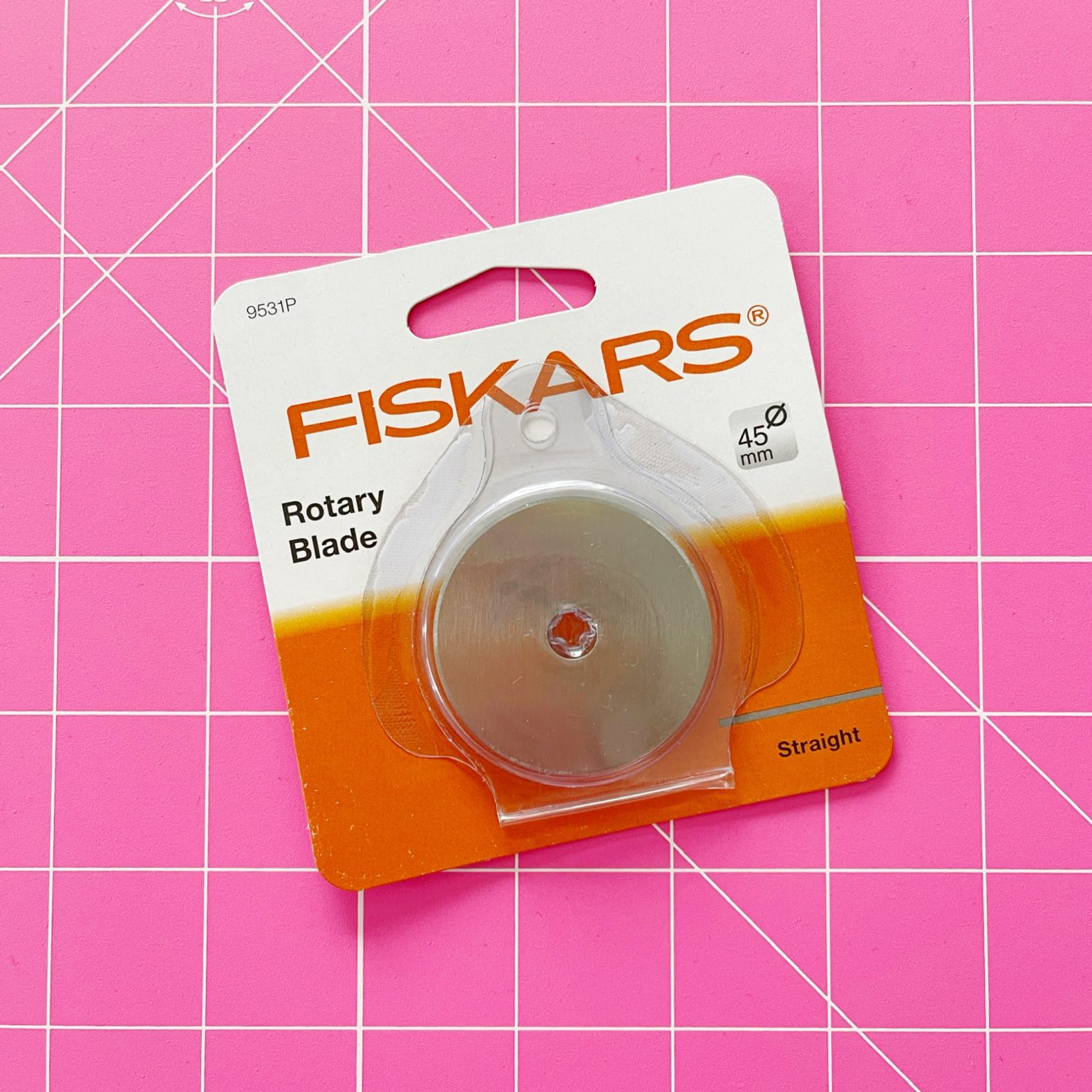 Fiskars 45mm rotary cutter blade Hello! Hooray!